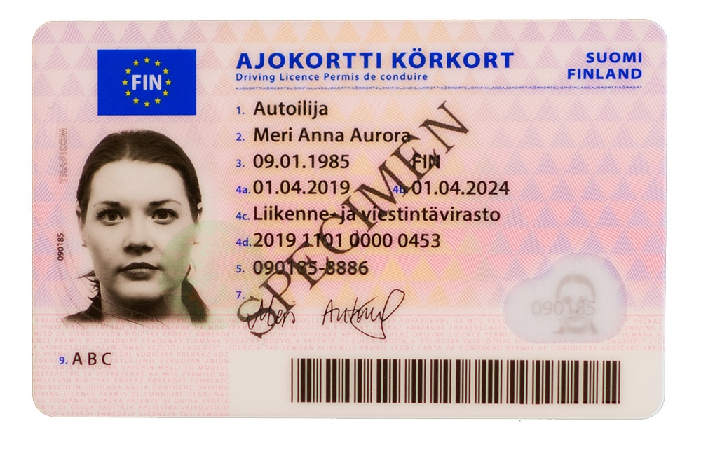 Finnish drivers license