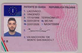 Italian drivers license